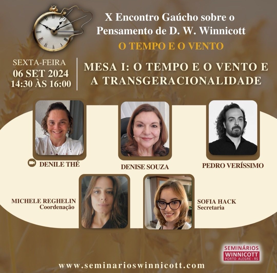 X Encontro Gaúcho sobre Pensamento de D. W. Winnicot – O Tempo e o Vento